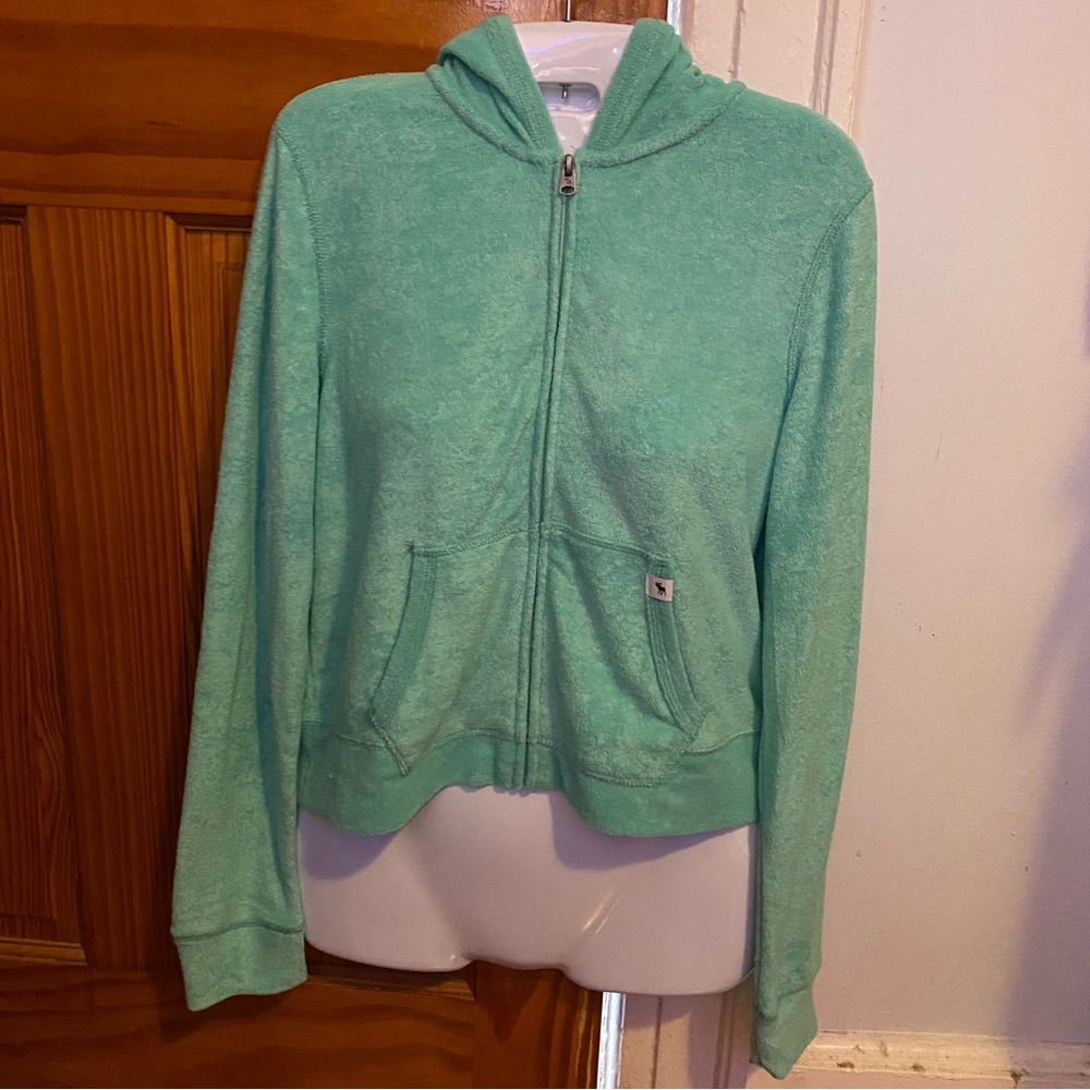 Abercrombie Teal Terry Hoodie
